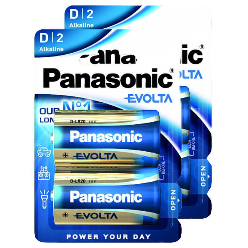 Image of Panasonic Evolta 4x LR20 (D) Batterien bei nettoshop.ch
