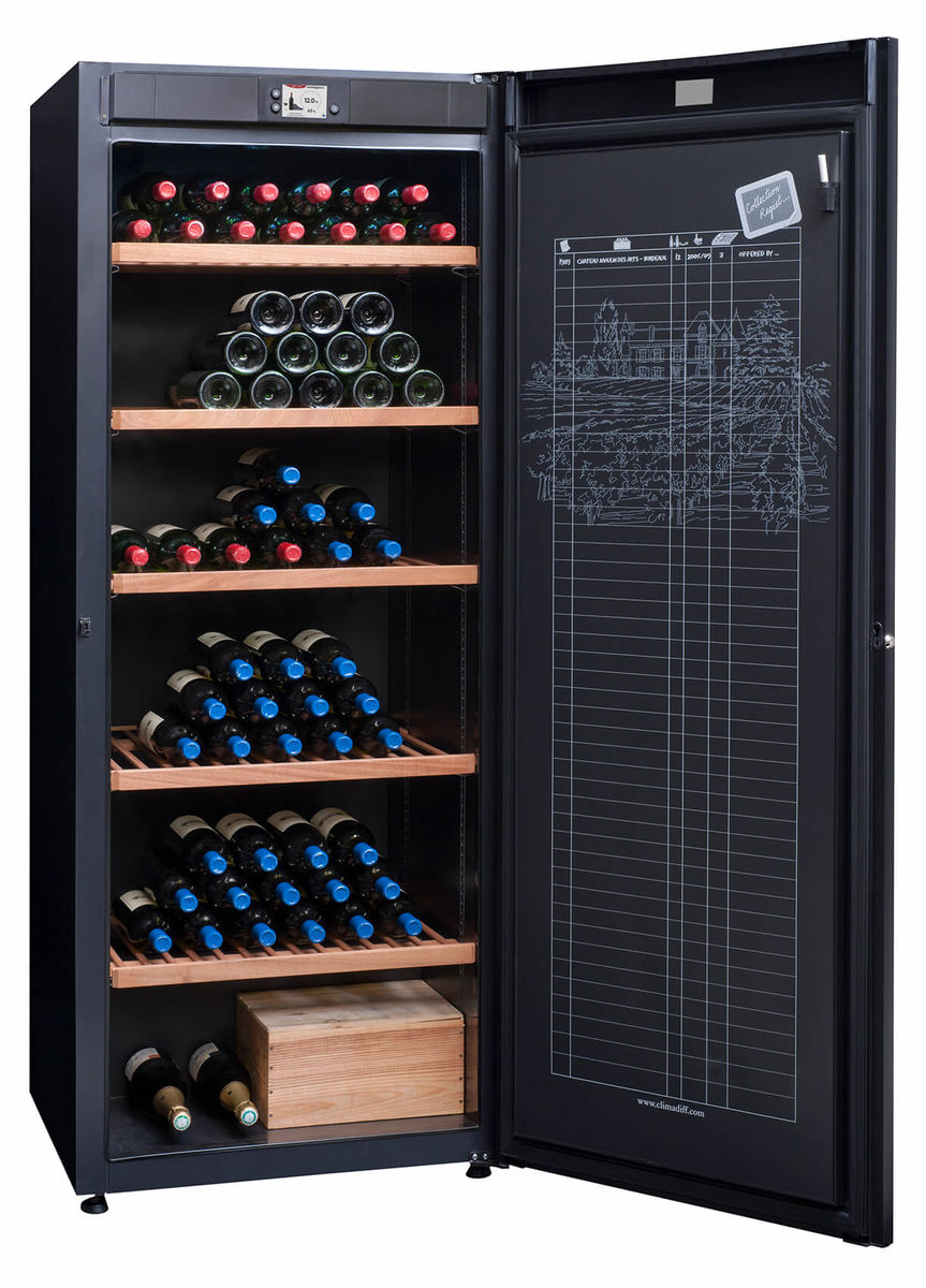 Image of Avintage Weinschrank DVA305PA+ Black rechts bei nettoshop.ch