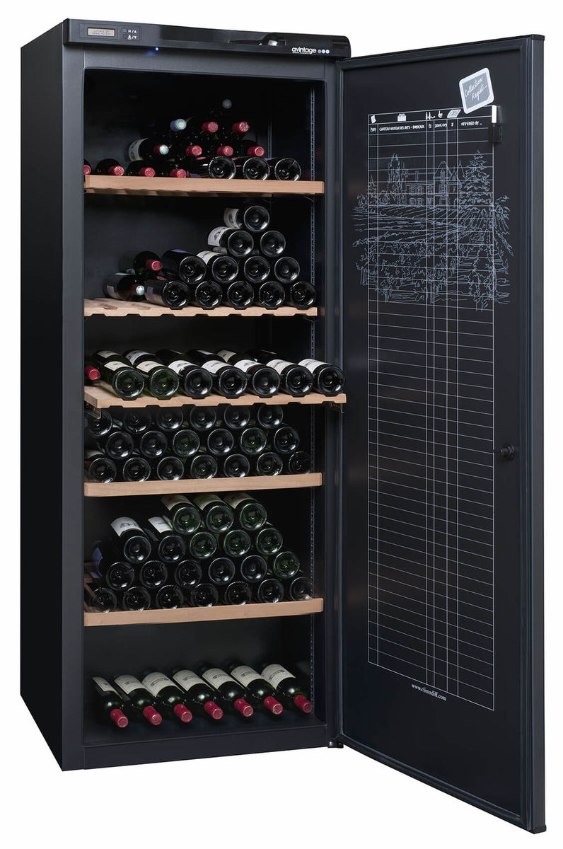 Image of Avintage Weinschrank AV306A+ Black rechts bei nettoshop.ch