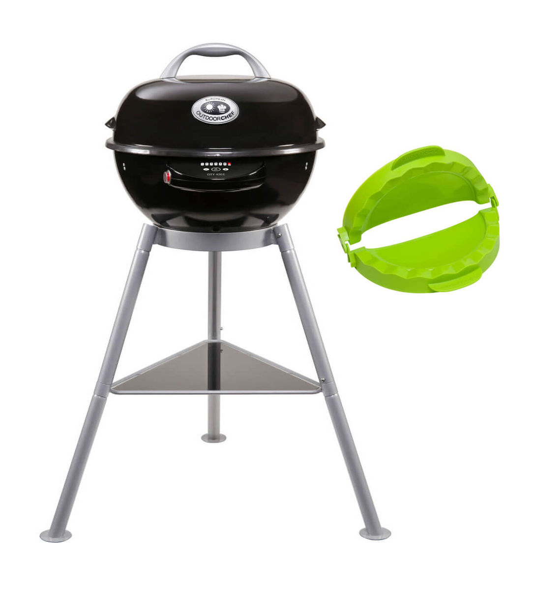 Image of OUTDOORCHEF P-420 E TRIPOD Grill black inkl. Calzonepresse bei nettoshop.ch