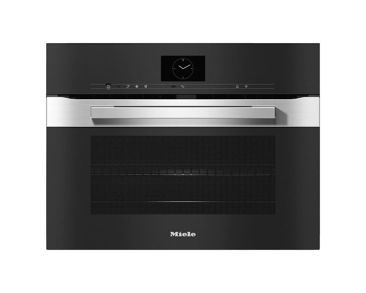 Image of Miele H 7640-60 BM Kompaktbackofen mit Mikrowelle Edelstahl bei nettoshop.ch