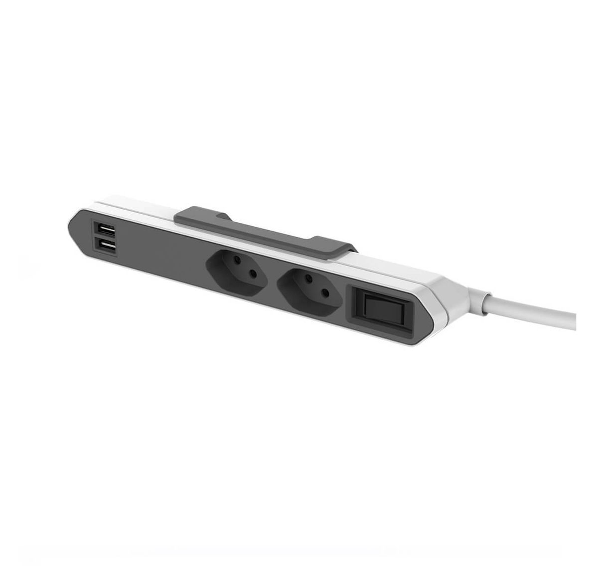Image of Allocacoc PowerBar 2 x T13, 2 x USB Steckdosenleiste bei nettoshop.ch