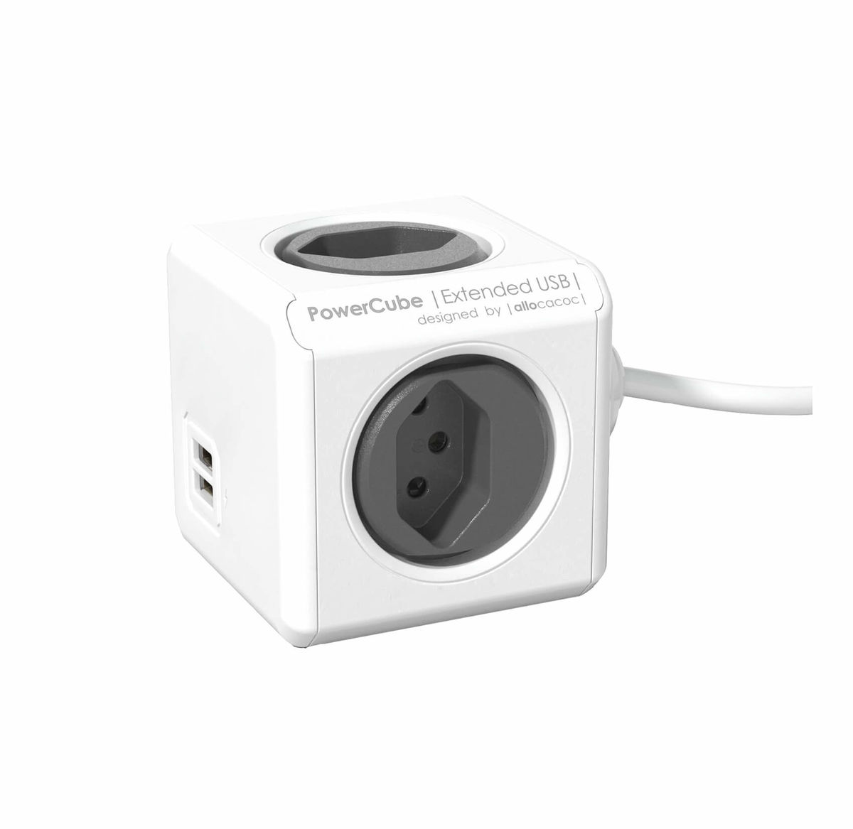 Image of Allocacoc PowerCube Steckdosenleiste 3m grau bei nettoshop.ch
