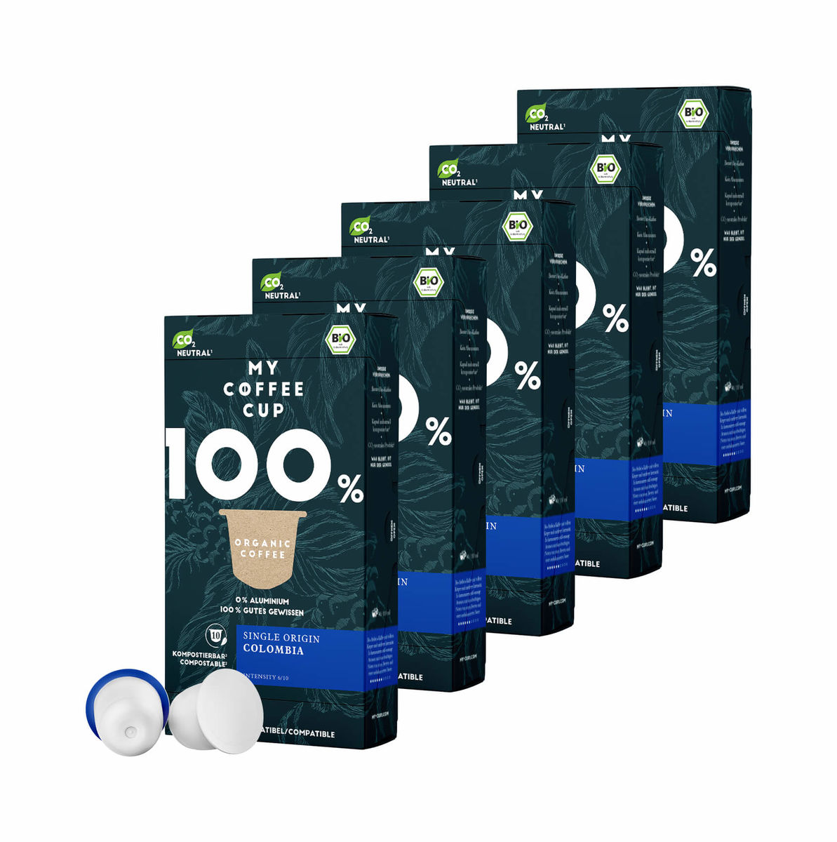 Image of My Coffee Cup 5xColombian Rainforest Bio N Kapseln 1015016 Kaffee bei nettoshop.ch