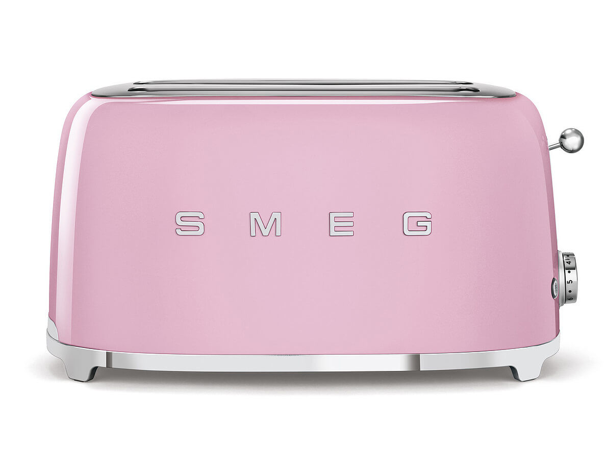 Image of SMEG 50's Retro Style Langschlitztoaster 2 Scheiben pink bei nettoshop.ch