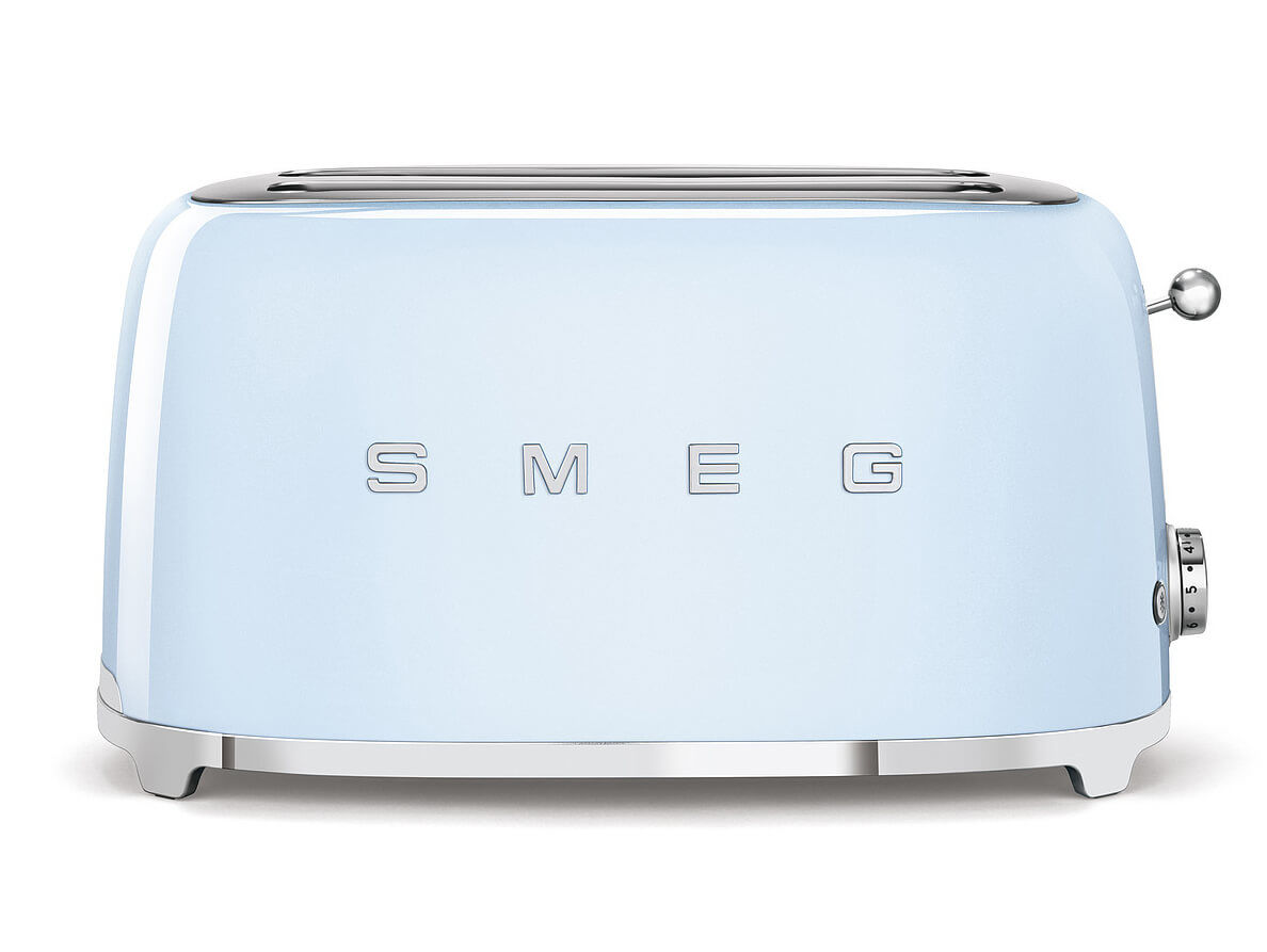 Image of SMEG 50's Retro Style Langschlitztoaster 2 Scheiben pastellblau bei nettoshop.ch