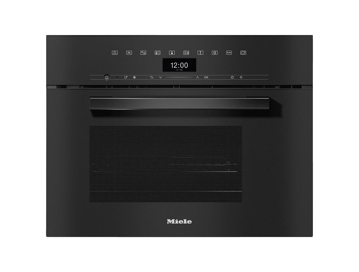 Image of Miele DGM 7440-60 Steamer mit Mikrowelle Obsidianschwarz bei nettoshop.ch