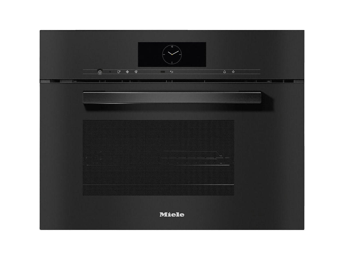 Image of Miele DGM 7840-60 Steamer mit Mikrowelle Obsidianschwarz bei nettoshop.ch