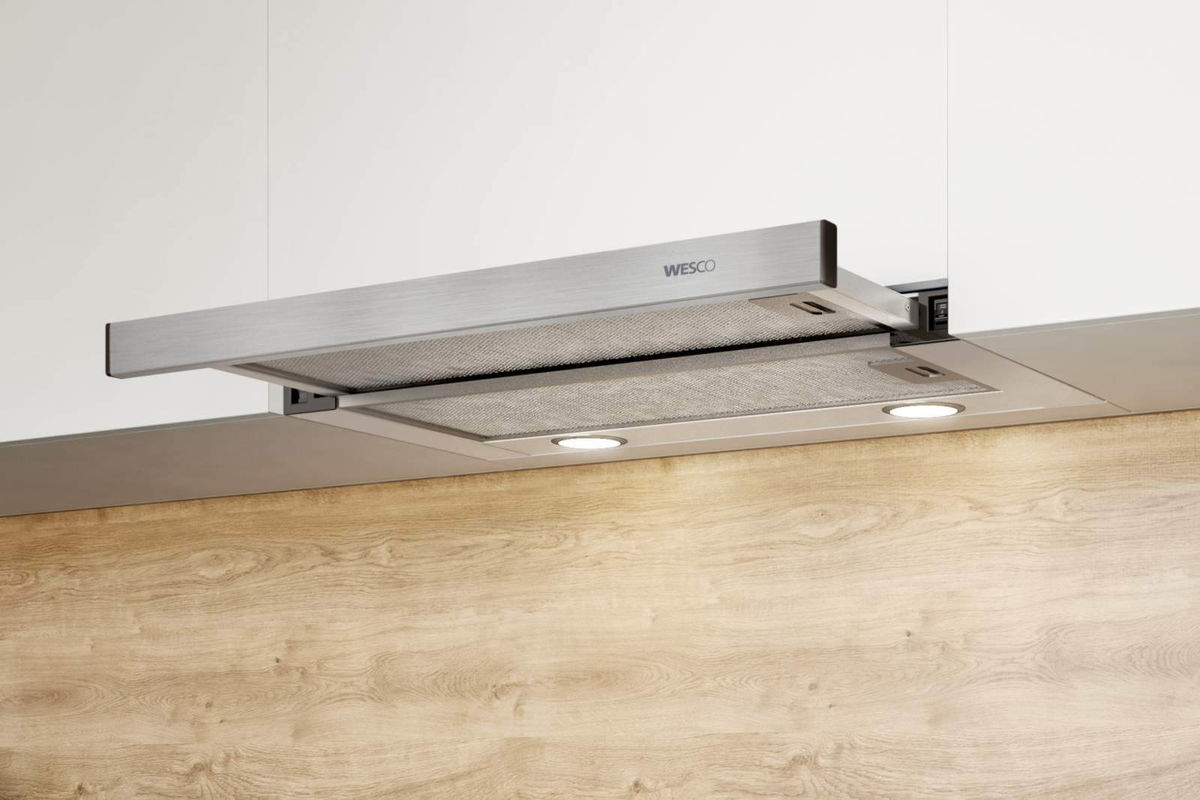 Image of Wesco EVM 205-60 Dunstabzugshaube Griffleiste weiss bei nettoshop.ch