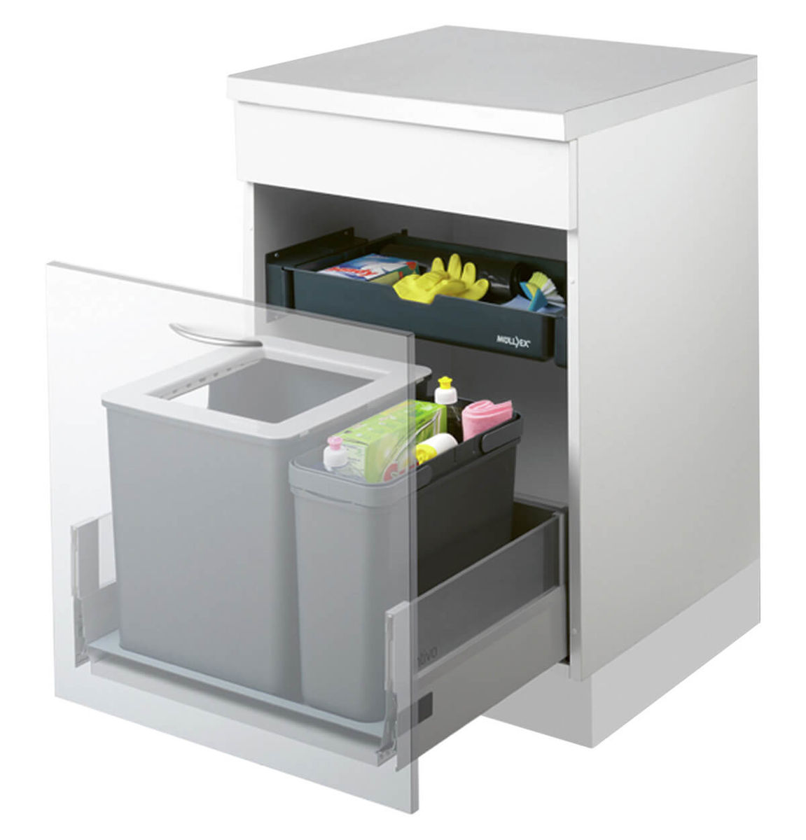 Image of Müllex Euro-ZK-Boxx55/60 5160.00 Abfalltrennsystem bei nettoshop.ch