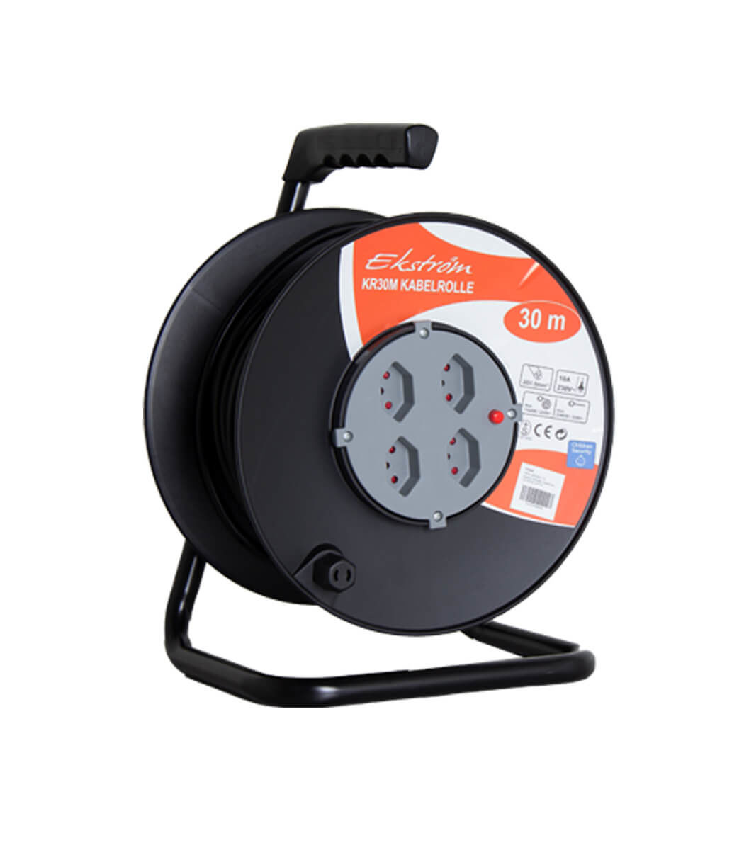 Image of Ekström KR30M L Kabelrolle 3x1.5mm2, 4x T13 bei nettoshop.ch