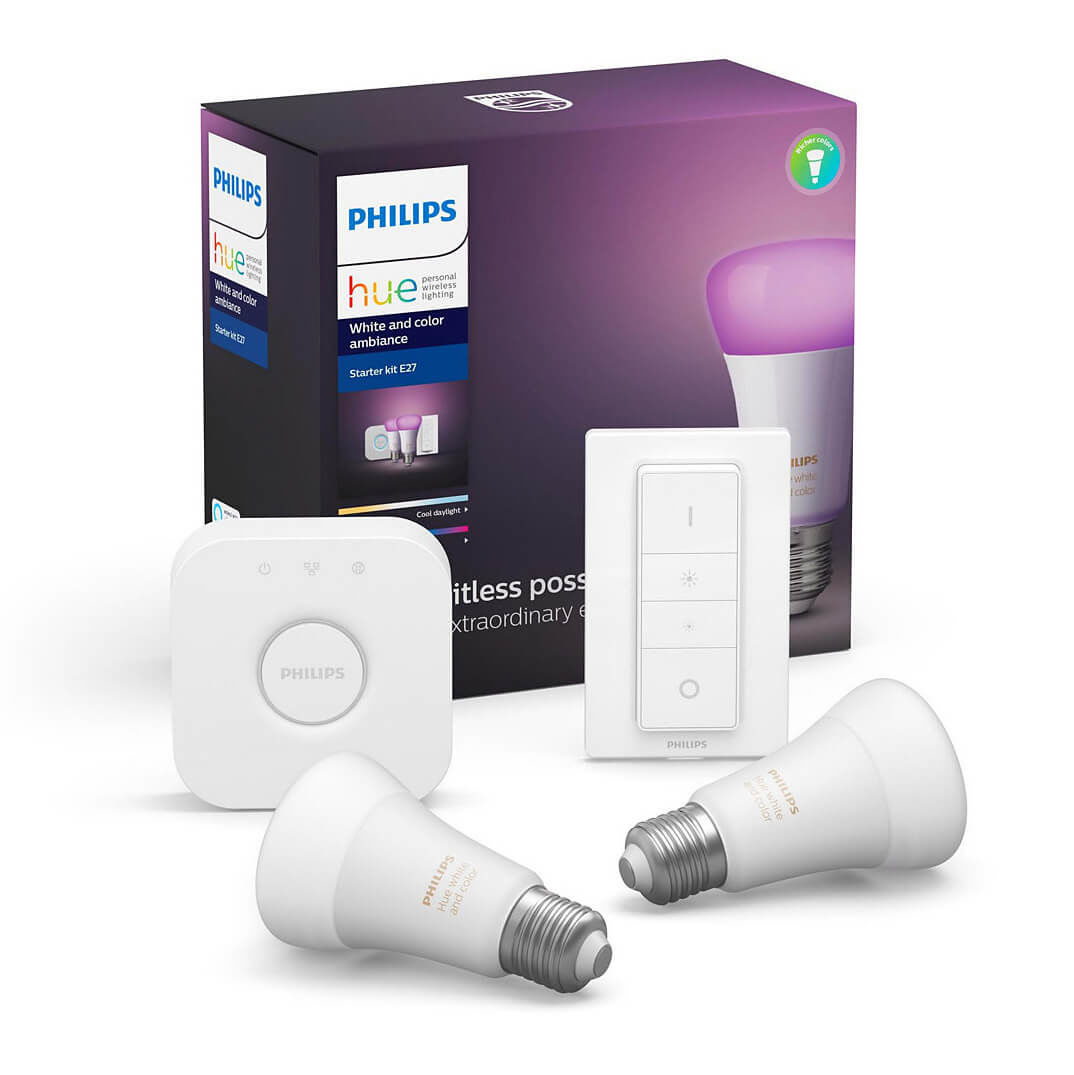 Image of Philips Hue E27 white ambiance & color 4 Stk. Starter Kit (10W) bei nettoshop.ch