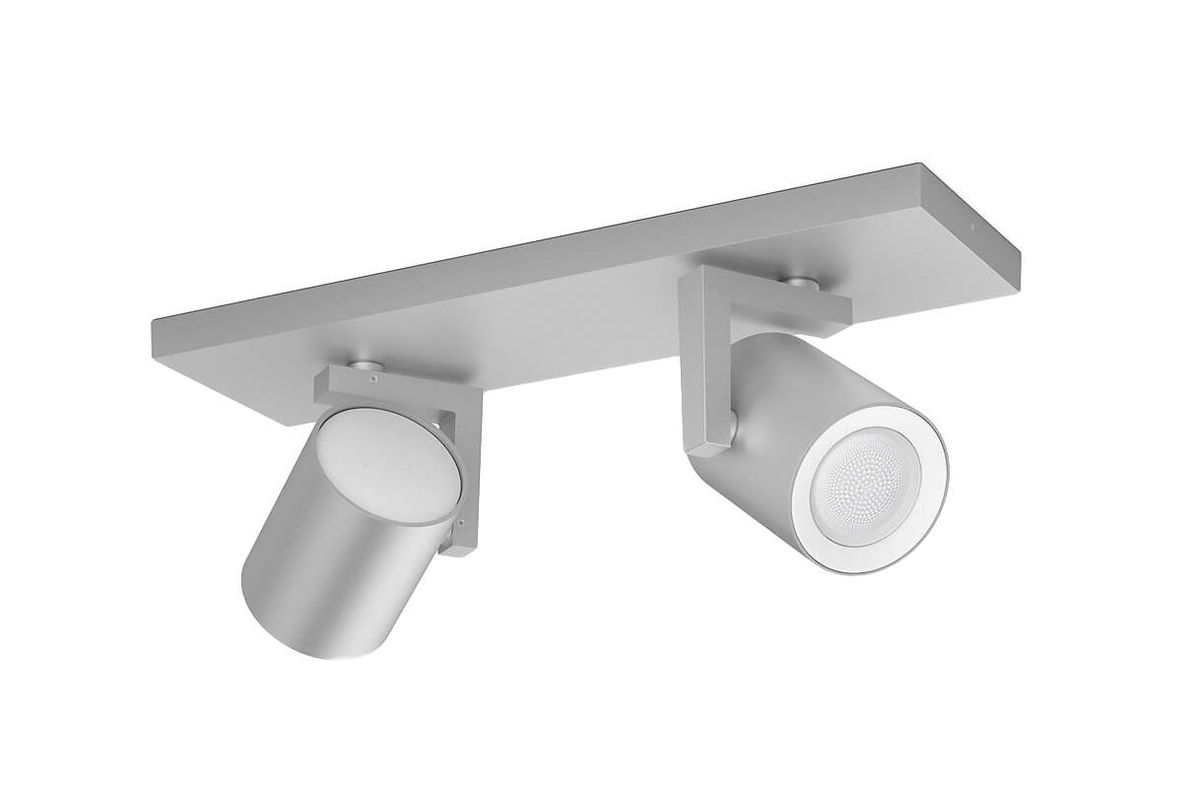 Image of Philips Hue GU10 2flg.Spot silber alu (6.5W) bei nettoshop.ch