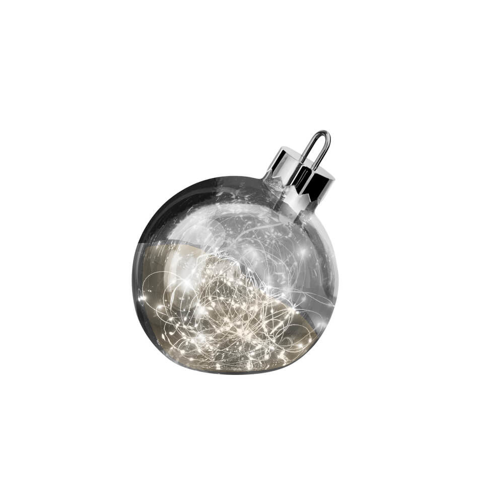 Image of Sompex Ornament Weihnachtskugel 20cm silber bei nettoshop.ch