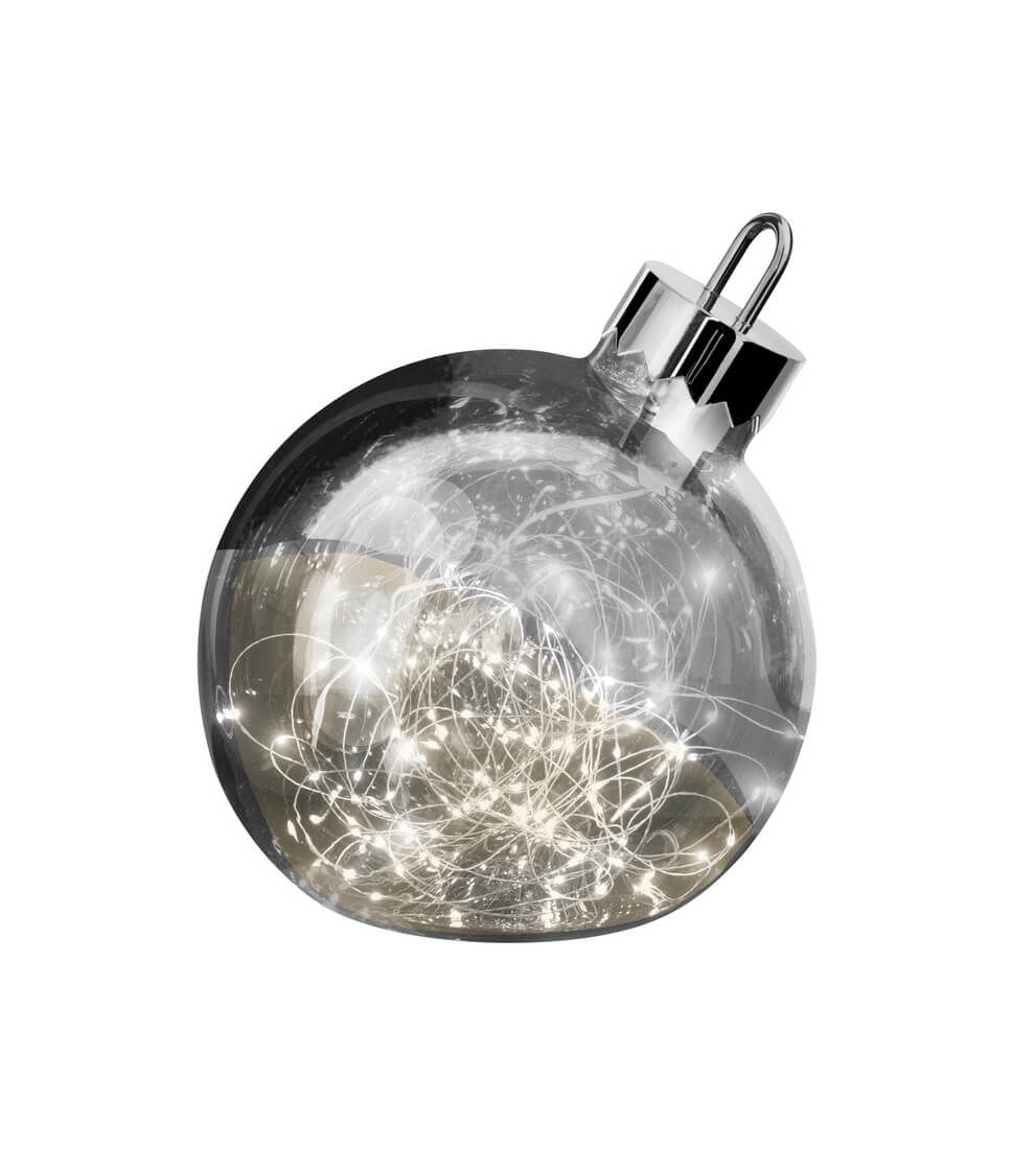 Image of Sompex Ornament Weihnachtskugel 30cm silber bei nettoshop.ch