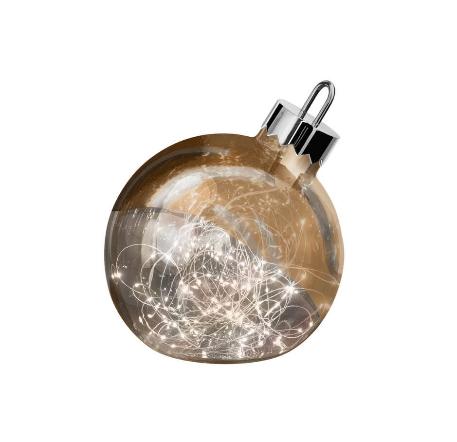 Image of Sompex Ornament Weihnachtskugel 25cm kupfer bei nettoshop.ch