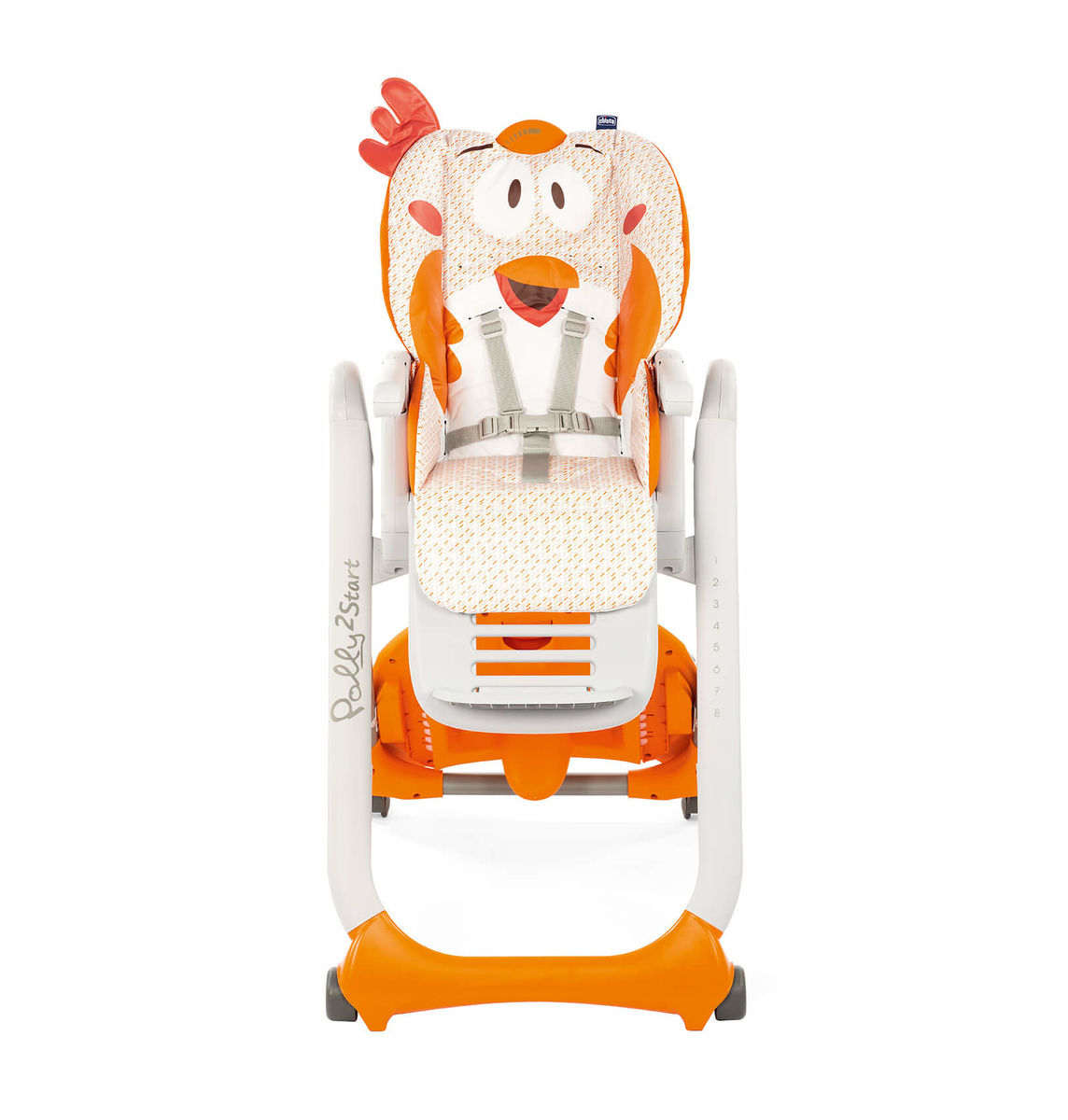 Image of Chicco Polly2Start Fancy Chicken Hochstuhl orange bei nettoshop.ch