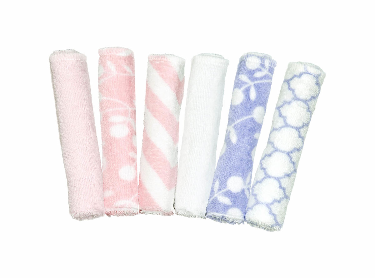 Image of Kushies Waschtücher Mädchen 6er Pack bei nettoshop.ch