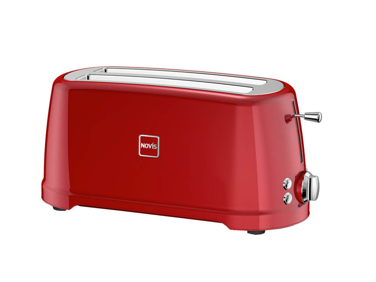 Image of Novis Iconic T4 Langschlitztoaster rot bei nettoshop.ch