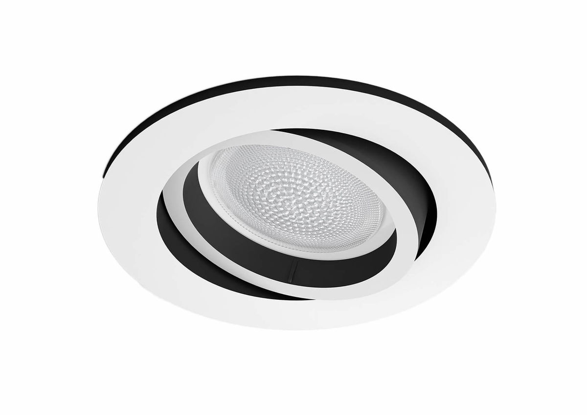 Image of Philips Hue GU10 Einbauspot rund weiss (6.5W) bei nettoshop.ch