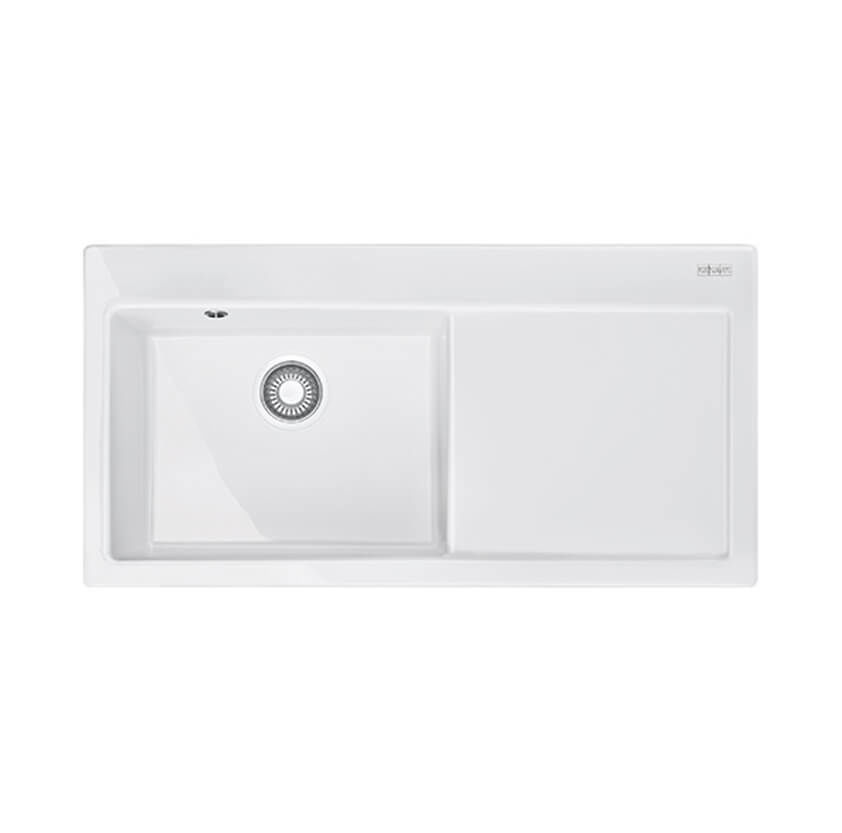 Image of Franke Mythos MTK 611 100 Spülbecken Keramik Glacier rechts bei nettoshop.ch