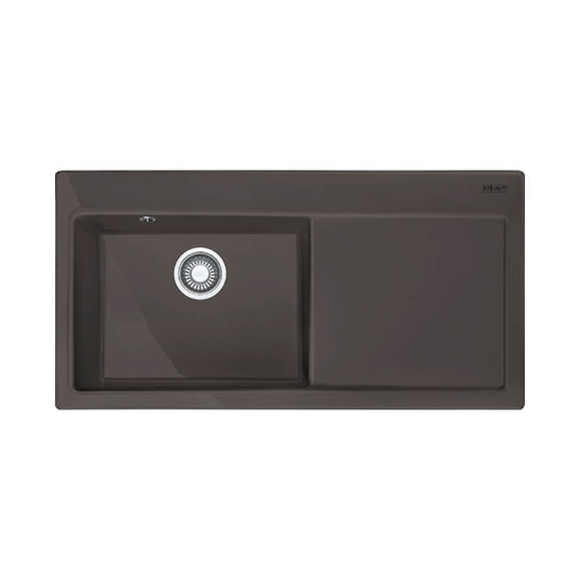 Image of Franke Mythos MTK 611 100 Keramik 3 Spülbecken Graphit rechts bei nettoshop.ch