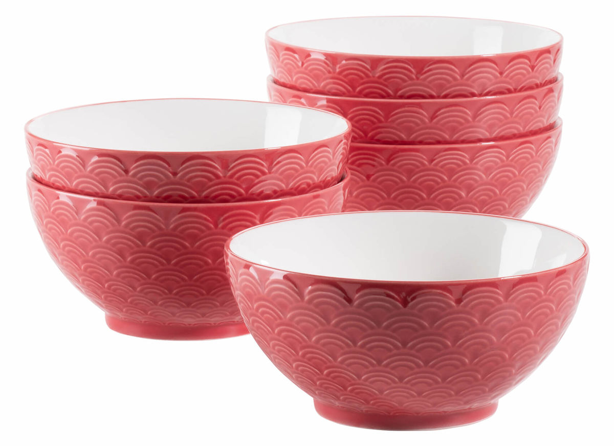 Image of Mäser Telde Schüssel-Set 6-teilig rot bei nettoshop.ch