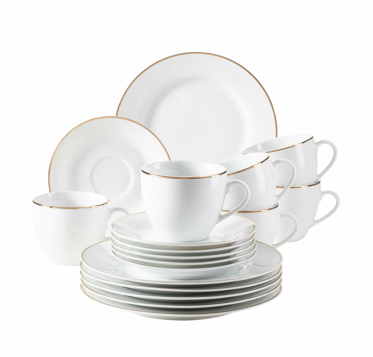 Image of Mäser Professional Dining Kaffeeservice 18-teiliges gold bei nettoshop.ch