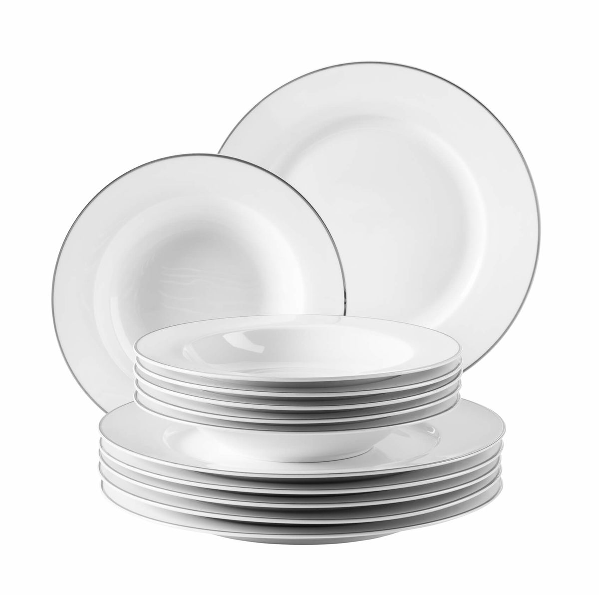 Image of Mäser Professional Dining Tafelservice 12-teiliges silber bei nettoshop.ch