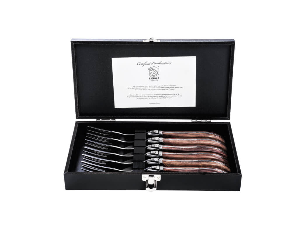 Image of Laguiole Style de Vie Luxury Line Gabeln Rosenholz bei nettoshop.ch