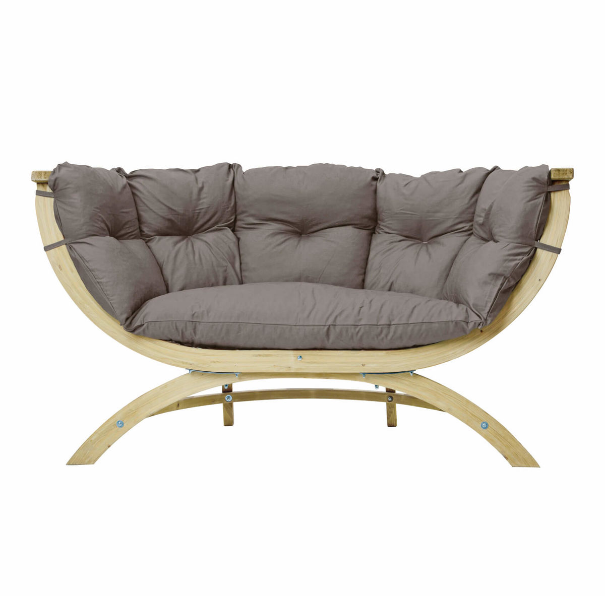 Image of Amazonas SienaDue Sofa wetterfest taupe bei nettoshop.ch