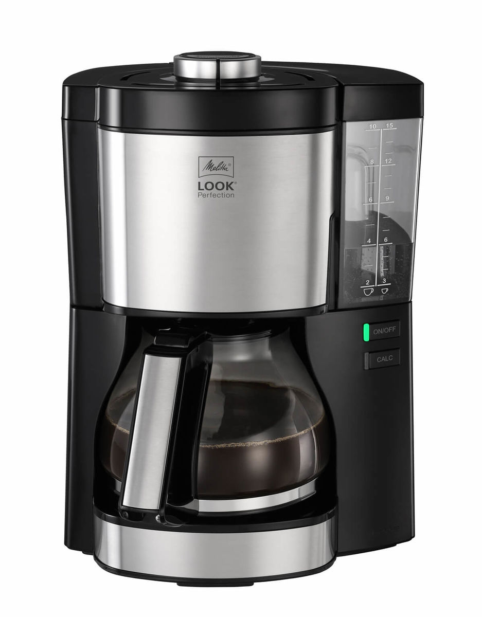 Image of Melitta Look Perfection 1025-06 Filterkaffeemaschine Edelstahl-Schwarz bei nettoshop.ch