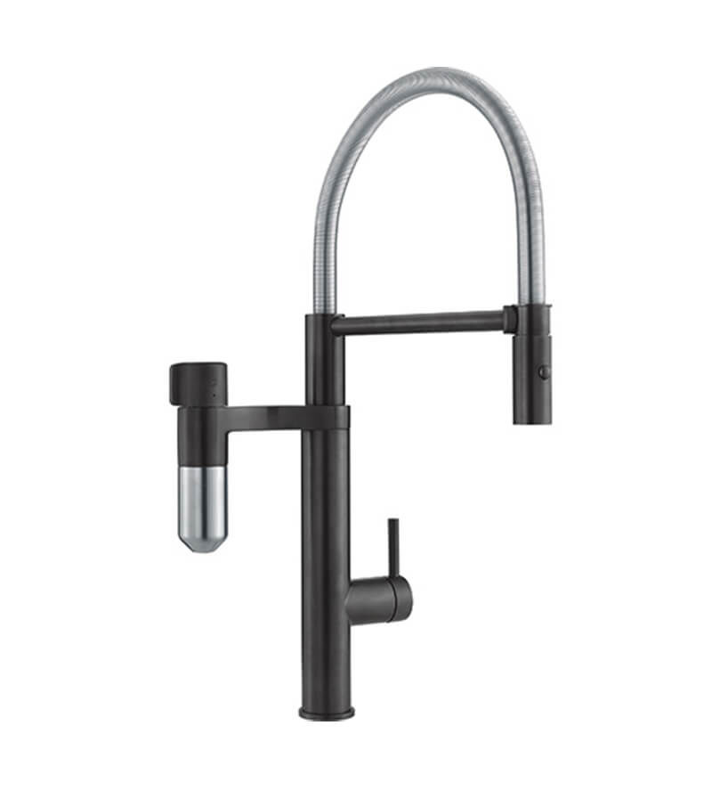 Image of Franke VITAL SEMI PRO Armatur Black Matt/Edelstahl bei nettoshop.ch