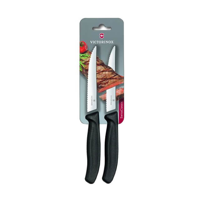 Image of Victorinox Steakmesser 2er Set 12cm schwarz bei nettoshop.ch