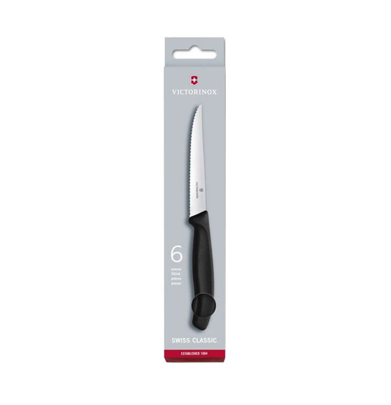 Image of Victorinox Steakmesser 11cm 6er Set schwarz bei nettoshop.ch