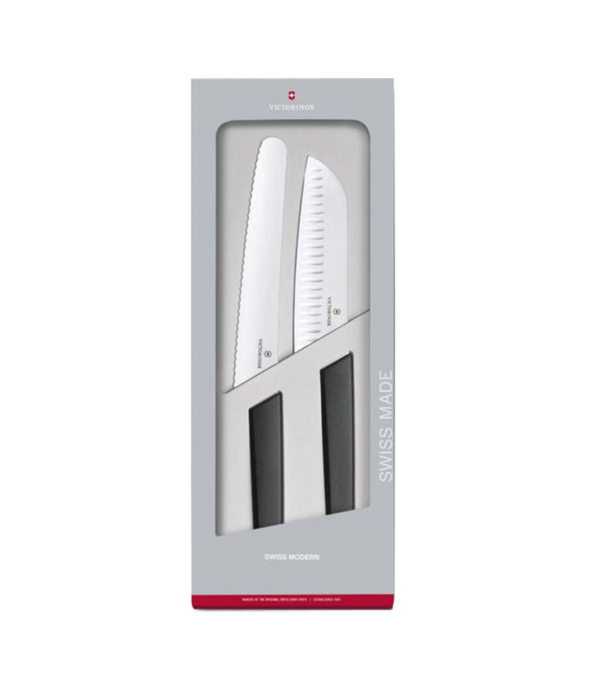 Image of Victorinox Swiss Modern Küchenmesser 2er Set schwarz bei nettoshop.ch