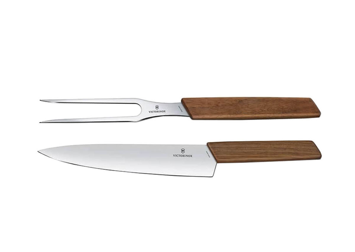 Image of Victorinox Swiss Modern Tranchier 2er Set Nussbaumholz bei nettoshop.ch