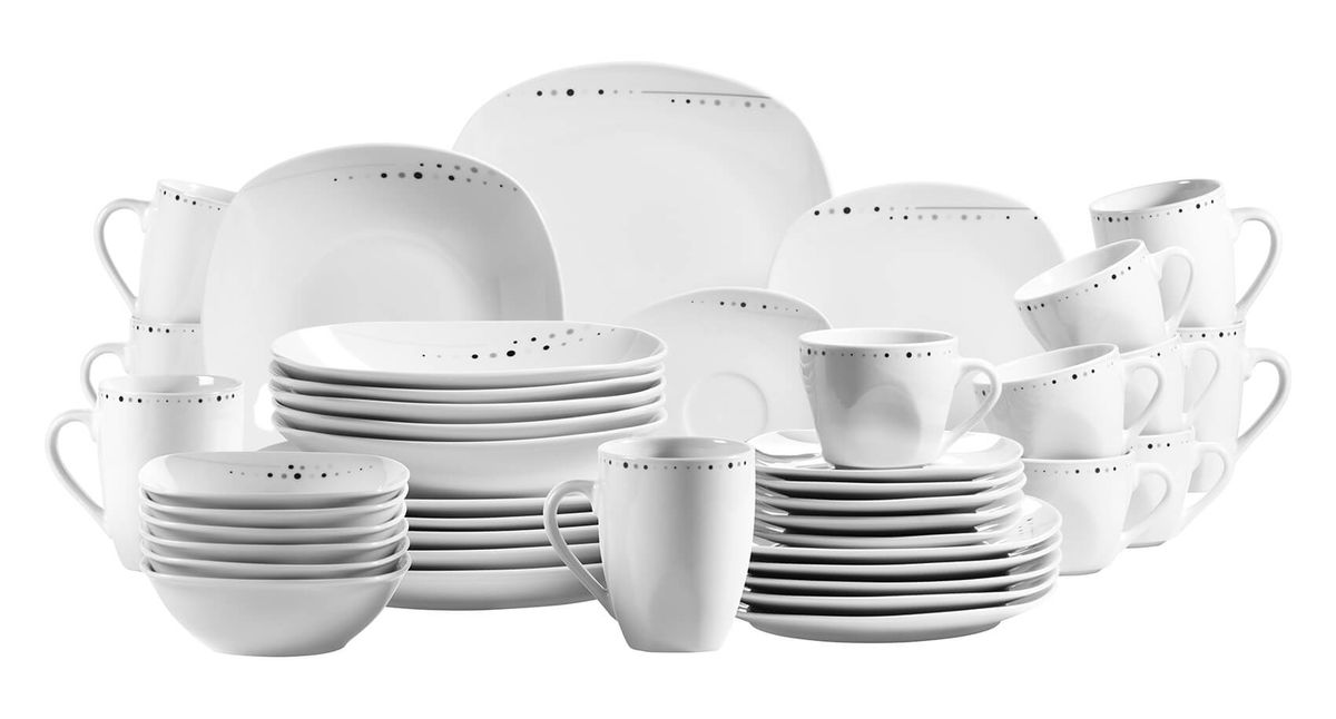 Image of Mäser Fadilla Kombiservice 42-teilig weiss bei nettoshop.ch