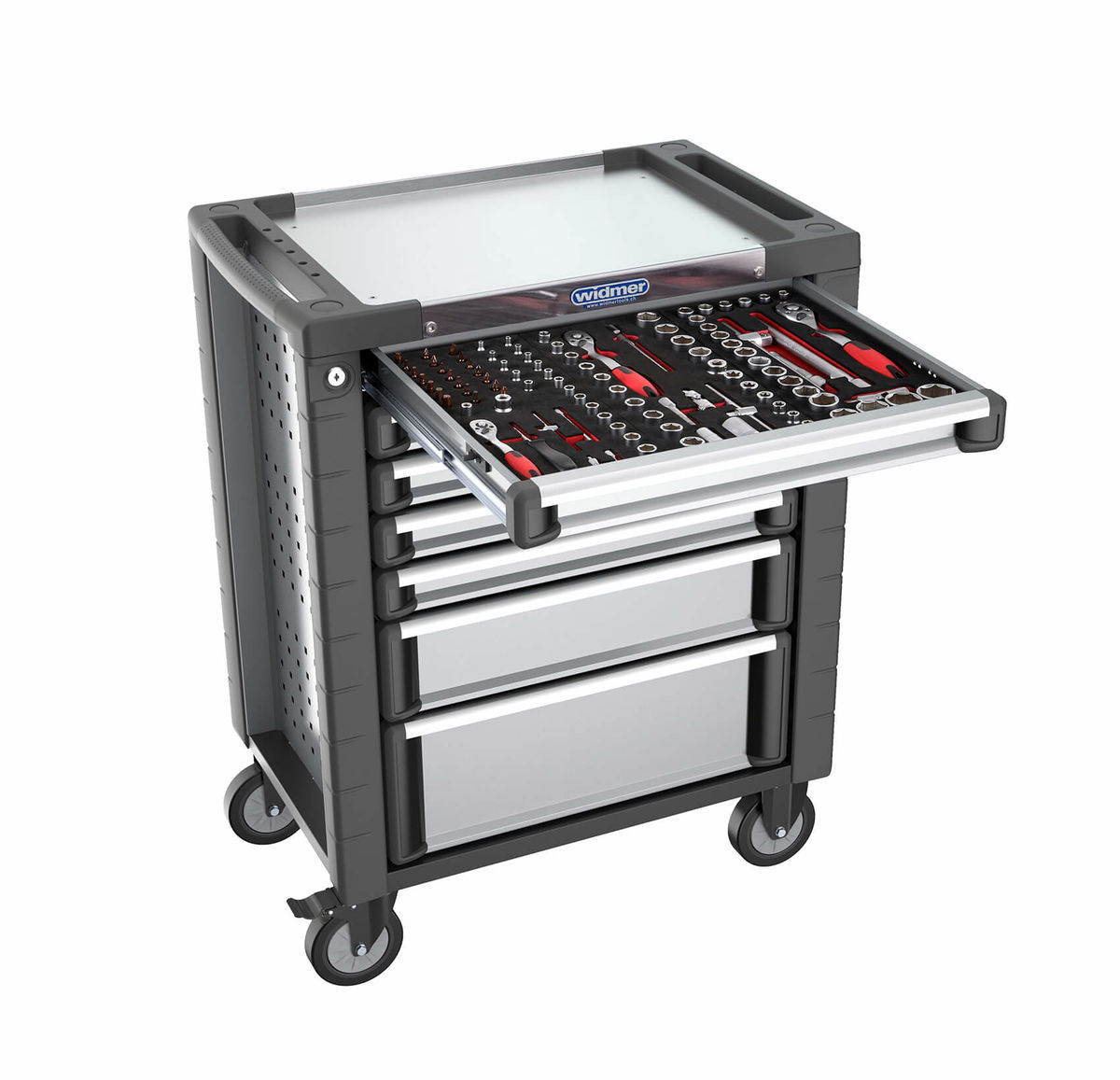 Image of Wheely SWISS Edition 10 Einlagen Werkstattwagen 213-tlg bei nettoshop.ch