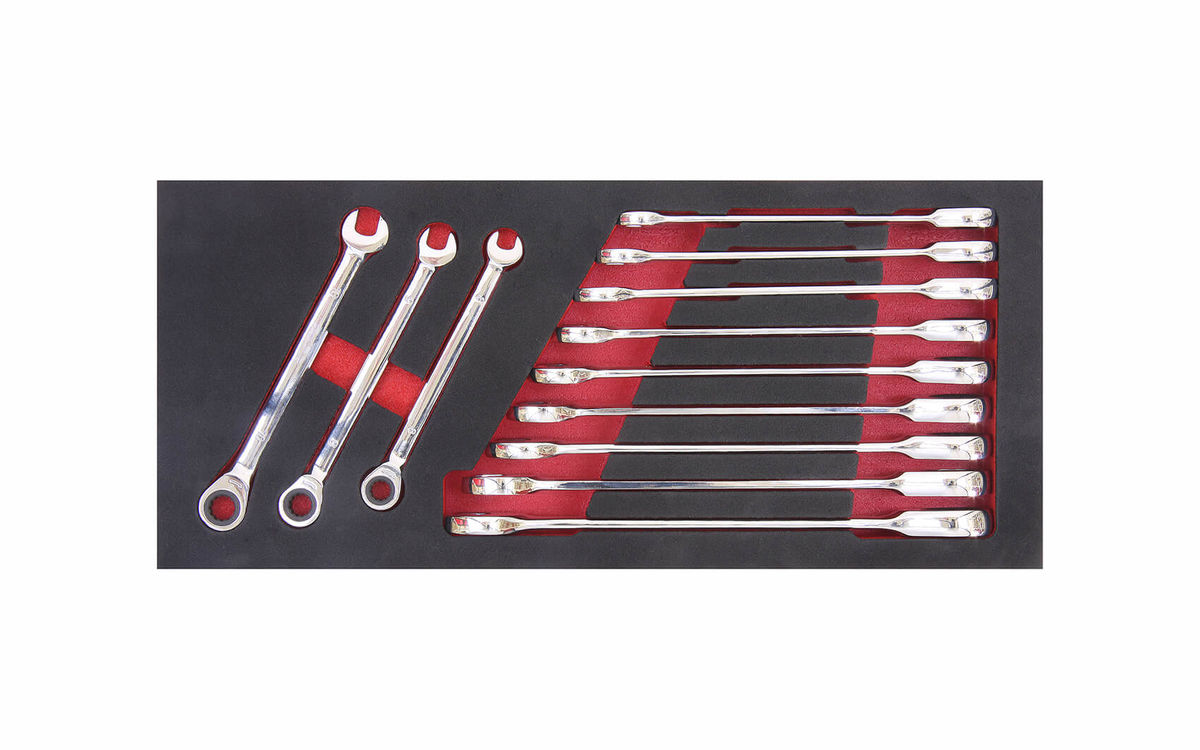 Image of Wheely Ratschen-Ringgabelschlüssel 12-tlg. Zubehör bei nettoshop.ch