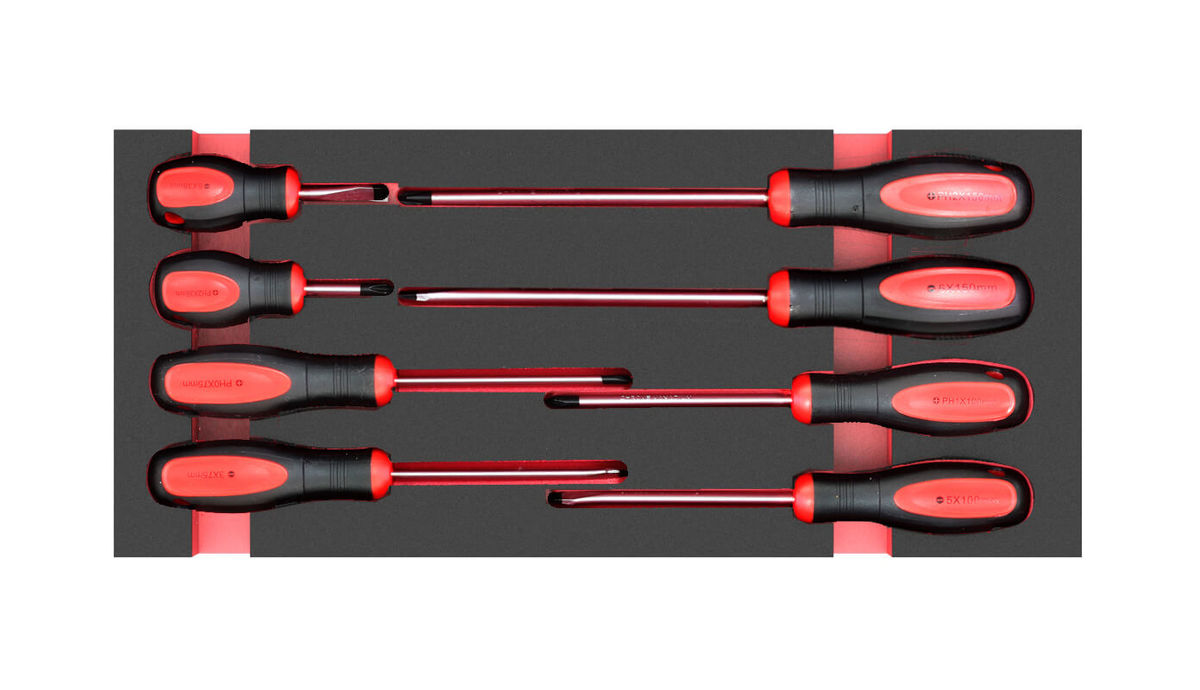 Image of Wheely Schlitz + Philipps Schraubenzieher-Satz 8-tlg. Zubehör bei nettoshop.ch