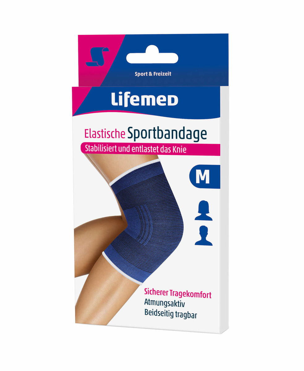 Image of Lifemed Elastische Sportbandage Kniestütze Grösse M bei nettoshop.ch
