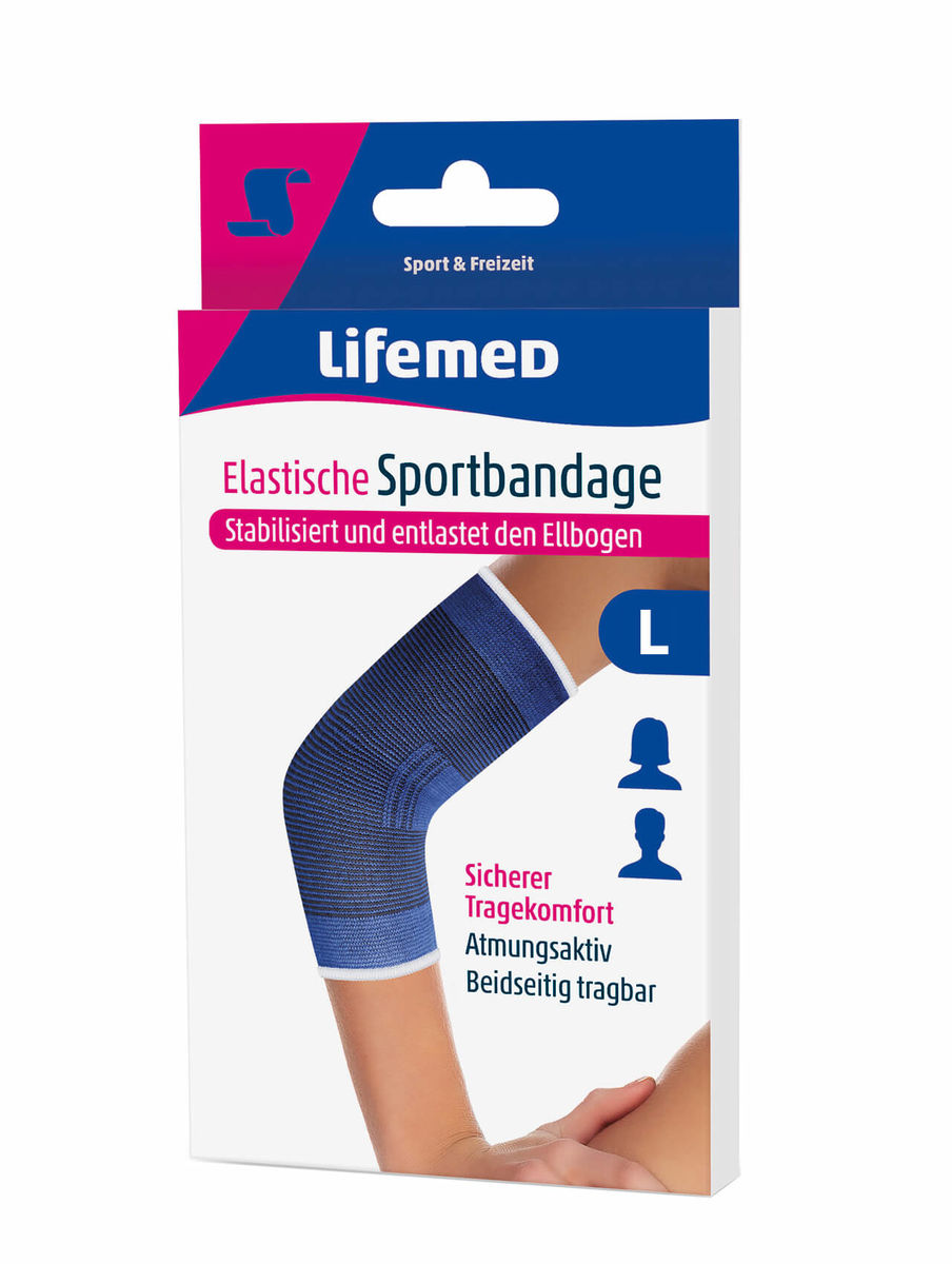 Image of Lifemed Elastische Sportbandage Ellbogenschutz Grösse L bei nettoshop.ch