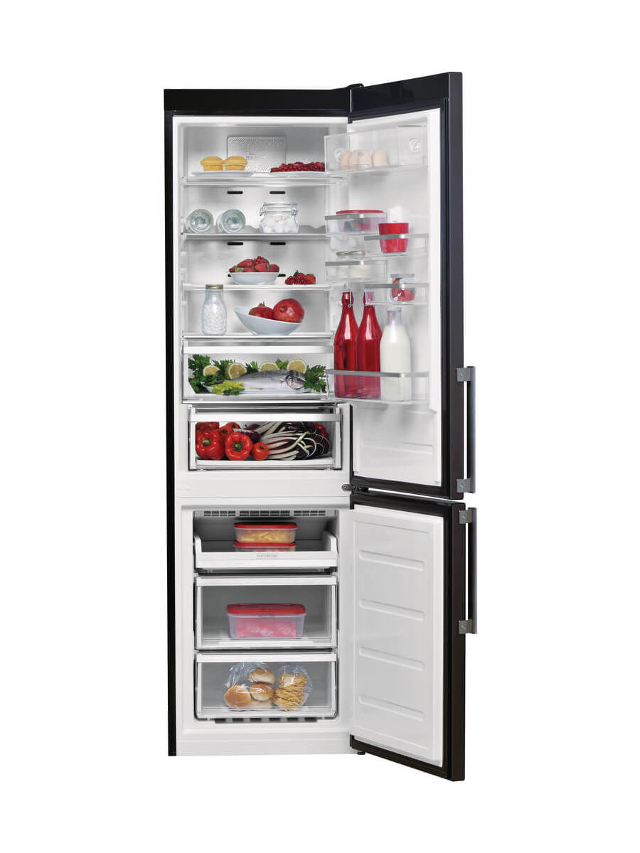 Image of Bauknecht KGDNF 203GD SX SW Kühlschrank Schwarz rechts bei nettoshop.ch