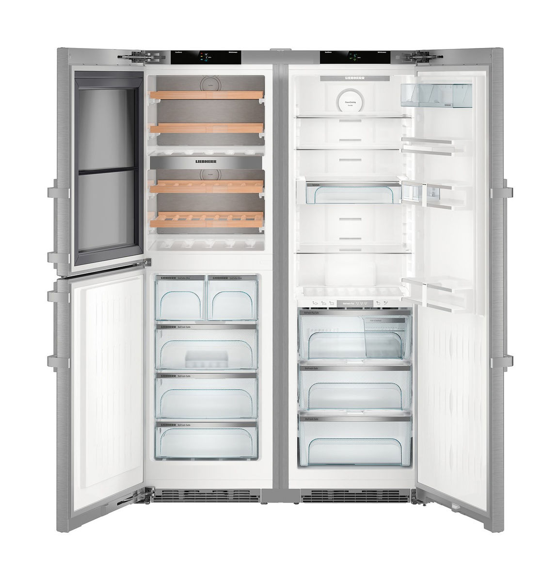 Image of Liebherr SBSes 8496 BluPerformance PremiumPlus Food Center Edelstahl bei nettoshop.ch