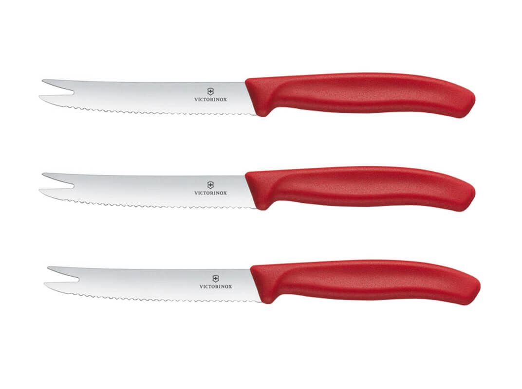 Image of Victorinox Classic Käsemesser 11cm rot 3er Set bei nettoshop.ch