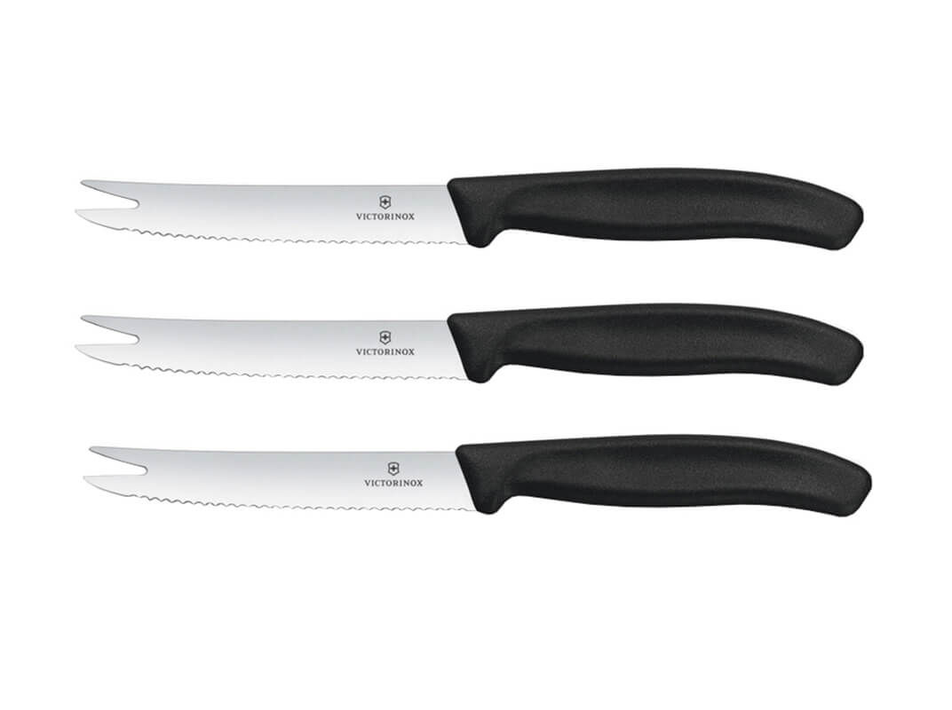 Image of Victorinox Classic Käsemesser 11cm schwarz 3er Set bei nettoshop.ch