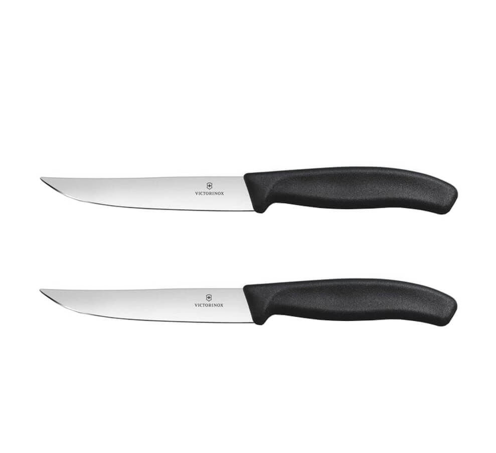 Image of Victorinox Gourmet Swiss Classic Steakmesser 12cm schwarz 2er Set bei nettoshop.ch