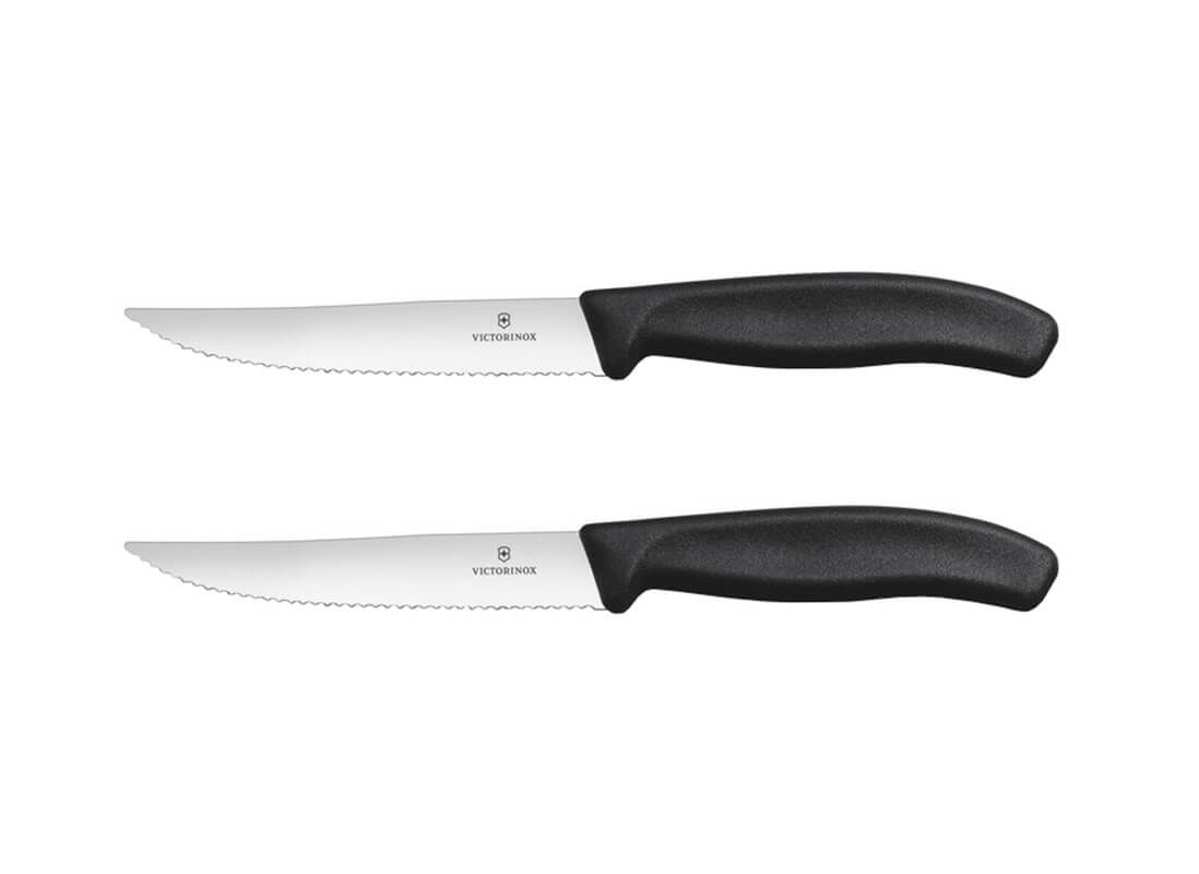 Image of Victorinox Steakmesser 12cm schwarz 2er Set bei nettoshop.ch