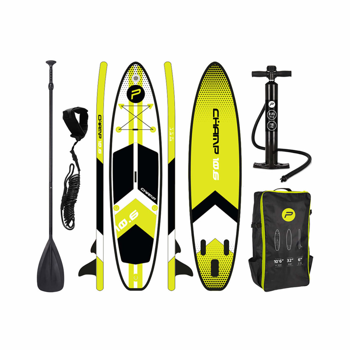 Image of PURE iSUP 320x76x15cm Set gelb bei nettoshop.ch